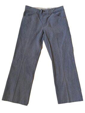 VTG 70's Retro Jeans Mens 32 x 27 Lite Blue Leisure Pant Grandpacore